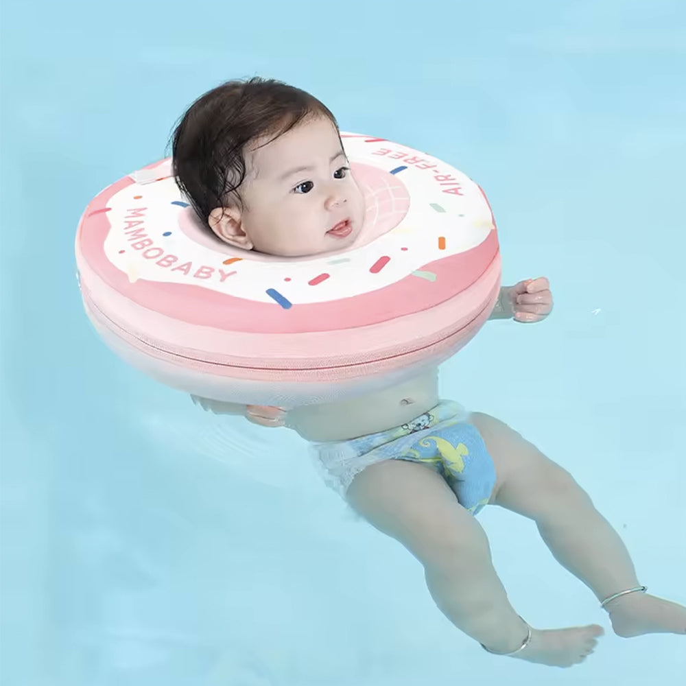 Mambobaby™ Donut Nek Zwemband - Luxe onzinkbare baby float voor baby's van 0-12 maanden.