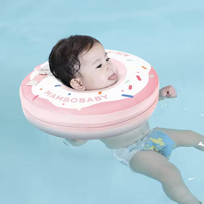 Mambobaby™ Donut Nek Zwemband - Luxe onzinkbare baby float voor baby's van 0-12 maanden.