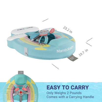 De lichtgewicht en draagbare Mambobaby™ Regenboog Float (3-24 maanden) is ideaal voor op reis. Voorzien van een UPF 50+ zonnekap en 100% onzinkbare Pearl-Foam™ technologie.